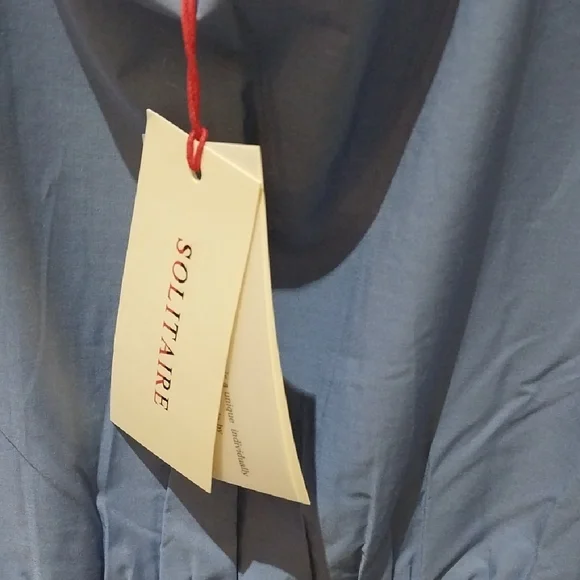 Nwt Xl Solitaire Blue and White Maxi Dress - Picture 4 of 15